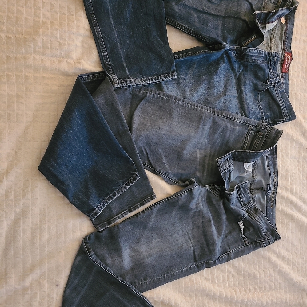 2 pairs men's jeans sz 34×32 Arizona & AE